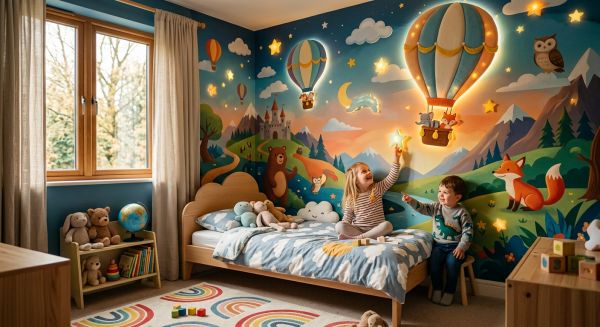 Les meilleurs papiers peints innovants pour la chambre d'enfant