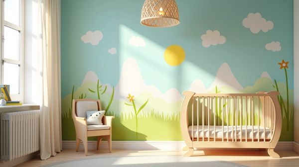 Transformez la chambre de votre enfant avec un papier peint unique