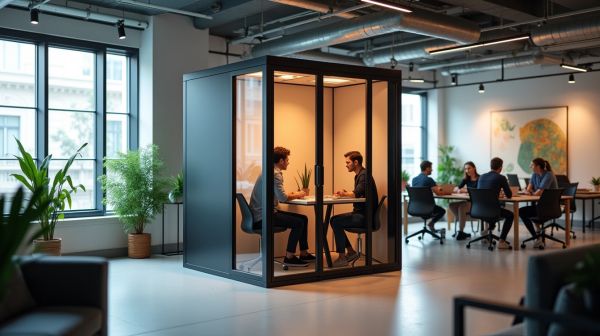 Une cabine acoustique, la solution inattendue pour le travail en open space