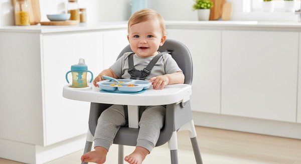 Chaise haute bébé : la sécurité et le confort réunis pour vos repas.